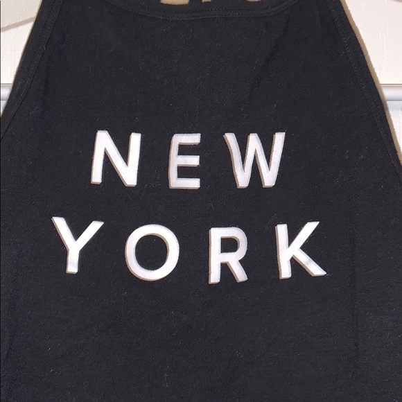 Forever 21 Black New York Halter Top size S - Picture 3 of 5